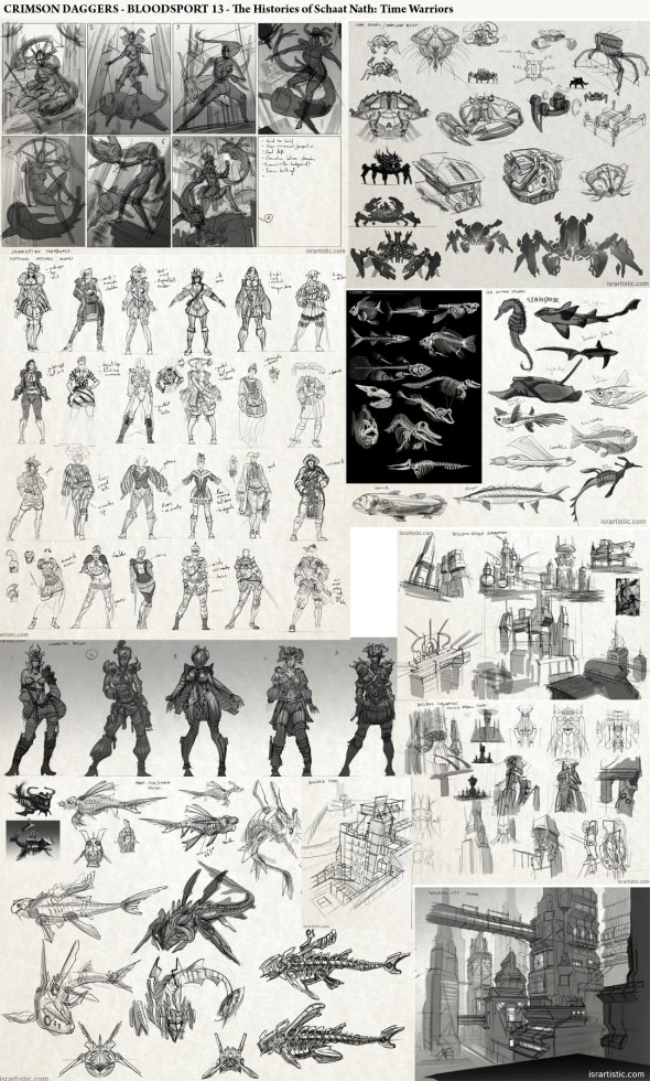 BS13sketchescollection_isrartistic.com